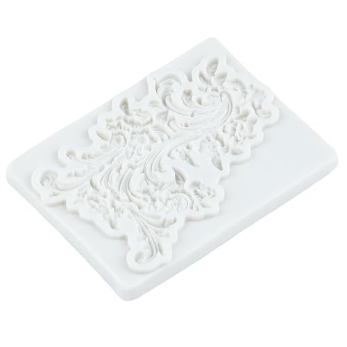 Baroque Silicone Mold Curlicues Scroll Lace Polymer Clay Molds - color: Style N