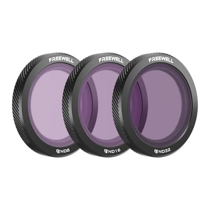 Freewell ND8, ND16, ND32 Magnetic Filters for DJI Neo - style: Standard Day ND Kit