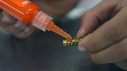 Permatex 25210 High Strength Removable Threadlocker Orange Liquid, 10 ml - size: 10 ml, style: Liquid - High Strength
