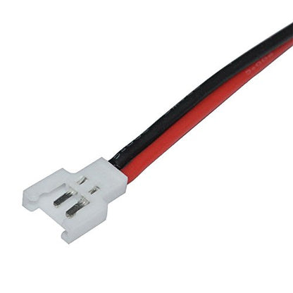 10 Pairs 1S 2-Pin 2.0mm Pitch Connector Cable Male and Female Plug for RC Drone and Remote Control Device