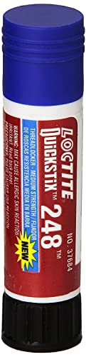 Loctite 248 QuickStix 442-37684 9g Thread Treatment Stick, Blue, 0.32 oz.