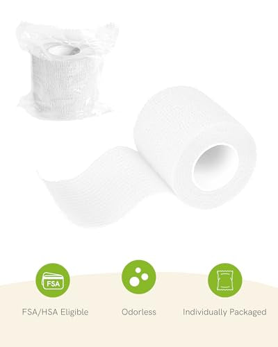 FriCARE Self Adhesive Bandage Wrap, Medical Tape in First Aid Kit - color: Willow Grove