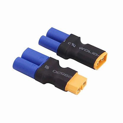 4pcs No Wires Connector: XT60 XT-60 to EC5 Male Female Connector Adapter(C154-4)