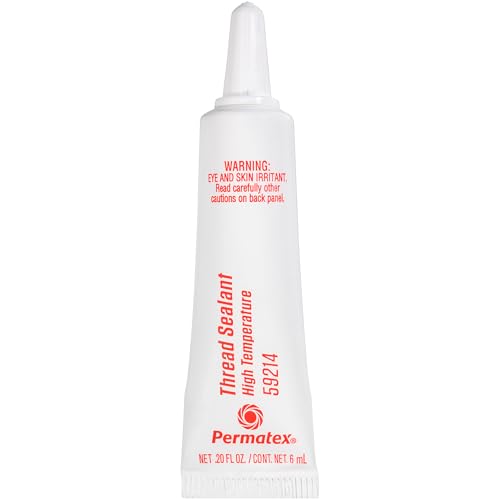 Permatex 59214 High Temperature Thread Sealant, 6 ml Tube - size: 6 ml, style: High Temperature Thread Sealant