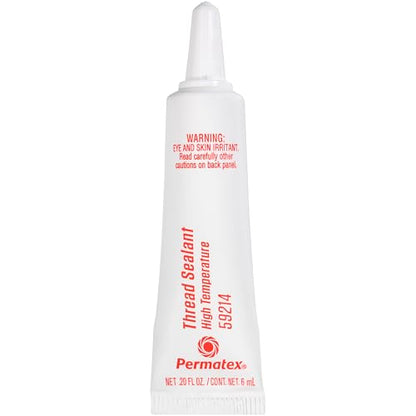 Permatex 59214 High Temperature Thread Sealant, 6 ml Tube - size: 6 ml, style: High Temperature Thread Sealant