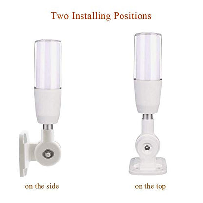 YJINGRUI Industrial Signal Tower Light, Flash LED, 3 Colors, DC 24V