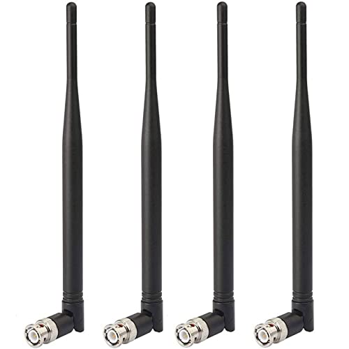 Bingfu Wireless Microphone Receiver Antennas BNC Male Antenna UHF 400MHz-960MHz (4-Pack) for Wireless Microphone System Mic Receiver Remote Digital Audio Tuner UHF Ham Radio - size: BNC Antenna 4-pack