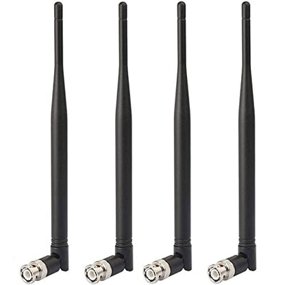 Bingfu Wireless Microphone Receiver Antennas BNC Male Antenna UHF 400MHz-960MHz (4-Pack) for Wireless Microphone System Mic Receiver Remote Digital Audio Tuner UHF Ham Radio - size: BNC Antenna 4-pack