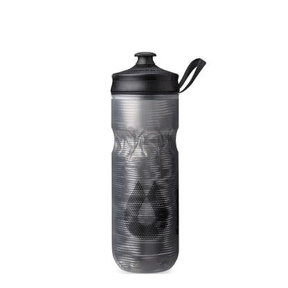 HydraPak Polar Sport Insulated Water Bottle (20oz, Pulse Black) - color: Pulse Black, style: 20oz/600ml