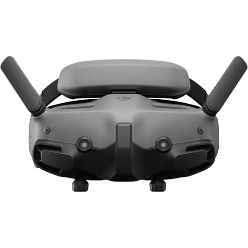 DJI Goggles 3 FPV Goggles with Micro-OLED Screens, O4 HD Video Transmission, Adjustable Diopters, Real View PiP, Wireless Streaming Bundle with Lens Cleaning Kit