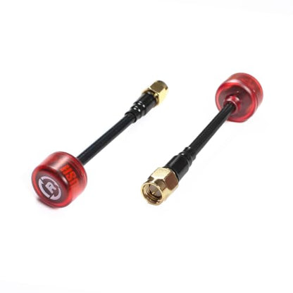 2pcs RUSHFPV FPV Antenna Cherry 75MM 5.8GHz SMA RHCP for FPV Racing Drone