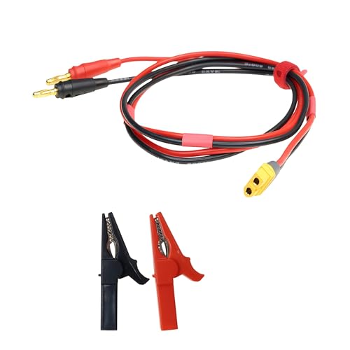 XT60 Female Connector Plug to 4mm Banana Plugs Battery Charge Lead Adapter Cable