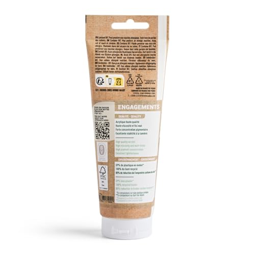 PEBEO Origin Acrylics 120ml Acrylic Paint, Iridescent White - color: Iridescent White