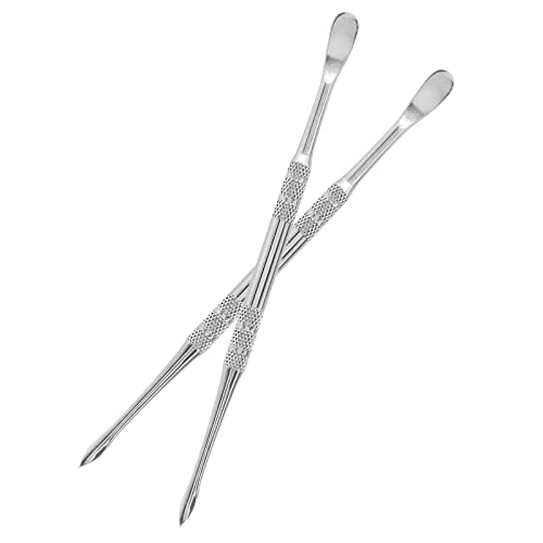 suiwotin 3PCS Wax Carving Tools, Silver, Stainless Steel - color: Silver - 3PCS