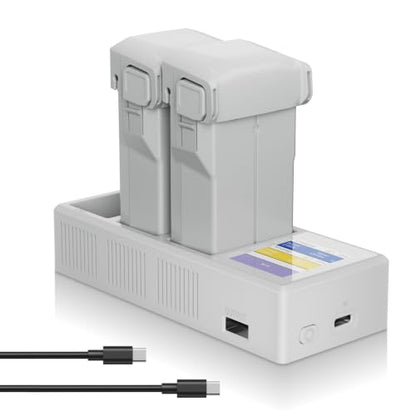 Artman Mini 3 Battery 2-Pack, 3850mAh with 3-Channel LCD Charging Hub