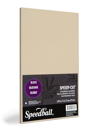 Speedball S4347 Not Applicable Speedy Cut Carving Block - size: 6.75 x 11 Inches