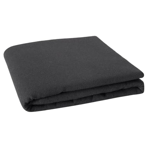 Linen Fabric by The Yard - 2 Yard 62 Inch Wide Black - color: Black, size: 2 YARDS