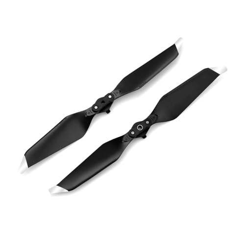 Propeller for DJI Mavic Pro Platinum - 4 Pairs Replacement Blades, Low Noise, Quick Release, Silver Tips - color: Silver