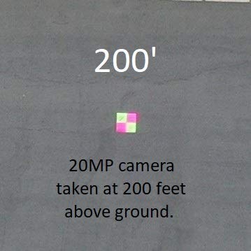 UAV Ground Control Points (GCPs)/Disposable Aerial Targets for Aerial Mapping & Drone Surveying (Pink & Green) (100 Pack)