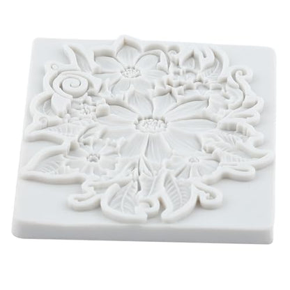 Baroque Flower Polymer Clay Molds Daisy Flower Silicone Mold - color: Style A