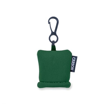 Carson Stuff-It Microfiber Lens Cloth Cleaning System for Eyeglasses, Smartphones, Tablets, Optics, Lenses, Cameras and More - color: Green