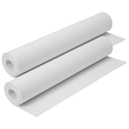 AMZQNART 2mm EVA Foam Sheets Roll for Craft White Cosplay Foam 16x59in 2pcs - color: 2PCS:16×59in White, size: 2mm-Thick