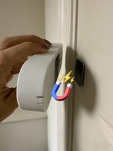 Rechargeable Night Light with Motion Sensor Battery 2 Pack- Portable Mini Stick-on Stick-on Warm White LED - for Bathroom, Bedroom, Kitchen, Cabinet, Stairs, Hallway
