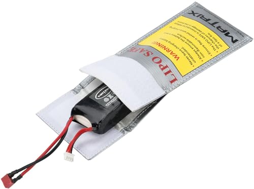 Evike Airsoft - Matrix LIPO Safe Lipoly Battery Charging Container Bag - color: 100mm x 200 mm