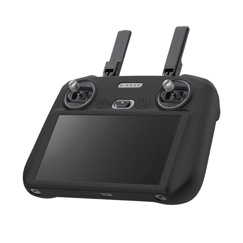 REFLEX CAMERA Silicone Protective Cover Compatible with DJI RC 2 Remote – Shockproof Non-Slip Lightweight Case for Mavic Air 3 Controller – Custom-Fit Grip Sleeve for Outdoor Drone Flying - Black - color: Black