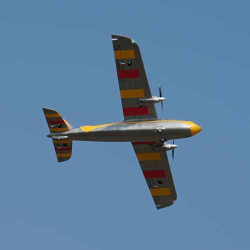X1500 Twin Power FPV Aircraft 59'' Wingspan 4S RC FPV Platform(Transmitter, Receiver or Battery NOT Included) (Red) - color: Red