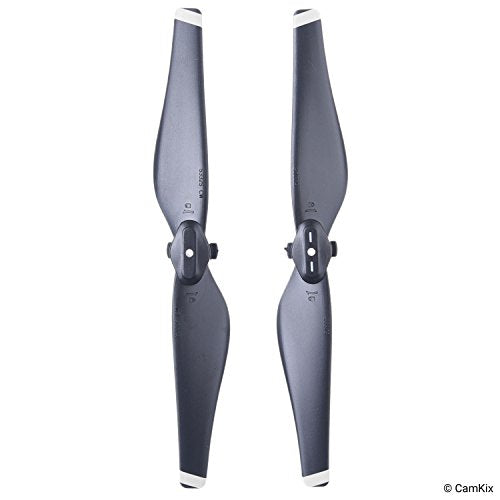 CamKix Propellers Replacement for DJI Mavic Air - 4 or 8 Blades (Black) - color: 4 Blades - 1 Set (Black)