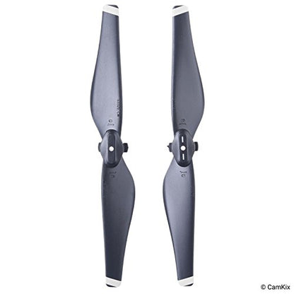 CamKix Propellers Replacement for DJI Mavic Air - 4 or 8 Blades (Black) - color: 4 Blades - 1 Set (Black)