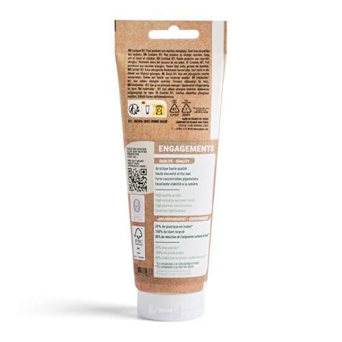 PEBEO Origin Acrylics 120ml Acrylic Paint, Copper - color: Copper