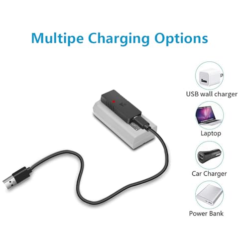 Quick Charger with QC3.0 Fast Charge Drone Accessories USB Charger with Type-C Cable for DJI Mavic Mini 2 Drone