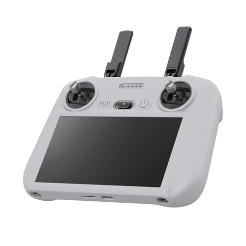 Reflex Camera Silicone Cover for DJI RC 2 Remote Control - Shockproof Protective Case for DJI Mavic Air 3, Lightweight & Durable. (Grey) - color: Grey