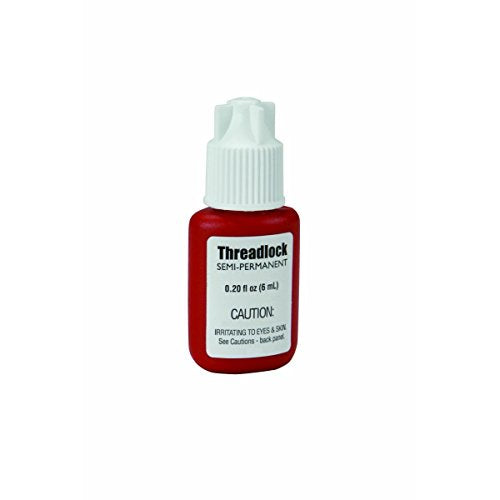 New 0.2 fl. oz. Threadlock Tread Lock Locking Compound Fasteners for Mechanic Works Shop Garage Tool for Sever Weather Conditions Resistant to Most Chemicals