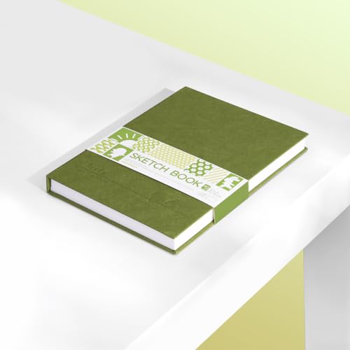 Arrtx Hardcover Sketch Book, 60 Sheets, 8.5 x 6.1 Inches - size: A5