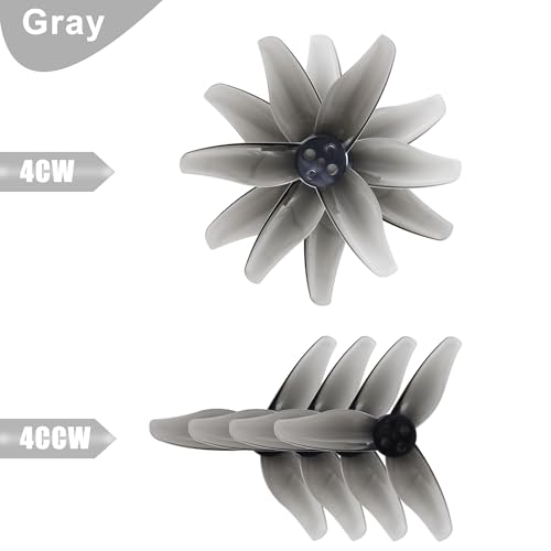 RC Propeller Gemfan 2023 2 Inch 3-Blade Propeller for RC FPV(Gray, Pink) - color: Gray + Pink