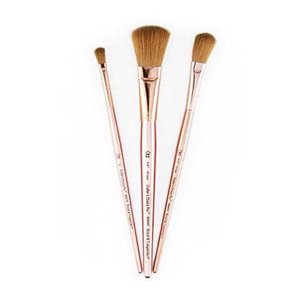 Royal & Langnickel Crafter's Choice Pro Synthetic Sable Mop Craft Brush Set, 3pc - style: Mop