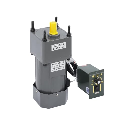 0-270RPM 250W 5K AC Variable Speed Gear Reduction Motor with Controller - color: 250W 5K