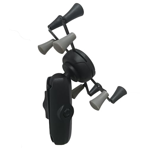 Strg Phone Mount with Marine-Grade Aluminum 1" Ball Double Socket Arm - size: Match your own base