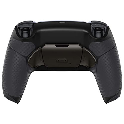 eXtremeRate Black Real Metal Buttons RMB RISE V3 Remap Kit for PS5 Controller BDM-030 040 050, Rubberized Grip Bottom Shell Upgraded Programable Back Buttons Set for PS5 Controller - NO Controller - color: Black