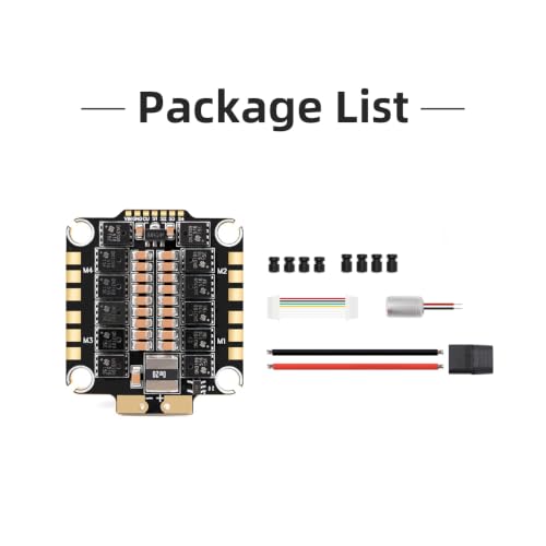 HGLRC 60A V2 6S BLS 2-6S M3 4IN1 ESC, Supports DShot600/300 Digital Protocols for FPV Racing Drone