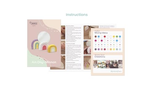 Jovi - DIY Air Dry Kit - Mirror Gift Pottery Kit for Adults - color: Mirror