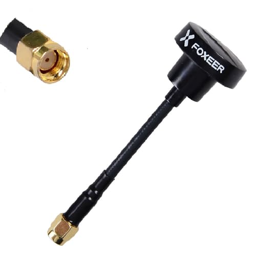 FPV Antenna 5.8GHz Pagoda RHCP Omnidirectional for RC Drone FPV Racing Quadcopeter Multicopter TX/RX RP-SMA - style: Pagoda RP-SMA Black