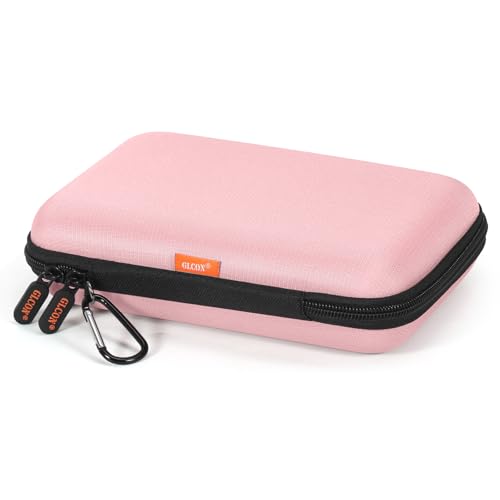 Gentle-Pink Hard Shell Carrying Case for External Hard Drive - color: Gentle-Pink