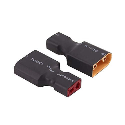2pcs Male XT90 XT-90 to Female T Plug Connector Adapter(C99-2)