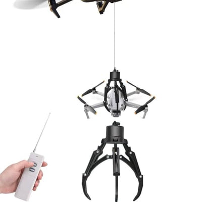 Drone Mantis Claw Hook Gripper Grasp & Airdrop System - 360° Pinpoint Delivery Kit Smart Payload Carrier for D JI Mini 4 Pro/4/3/2, Air 3/2/2S & Mavic Series - Rescue/Fishing/Targeted Delivery Solutions (Airdrop Unit Only, Drone Not Included)
