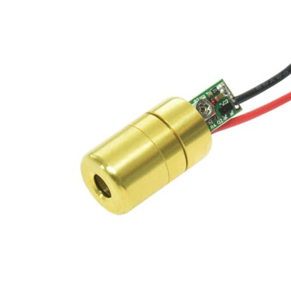 520nm Green Laser Module, VLM-520-02 LPT, Adjustable Focus, Class 2, less than 1mW, APC Driver, 7-10VDC for Industrial Alignment & OEM Integration