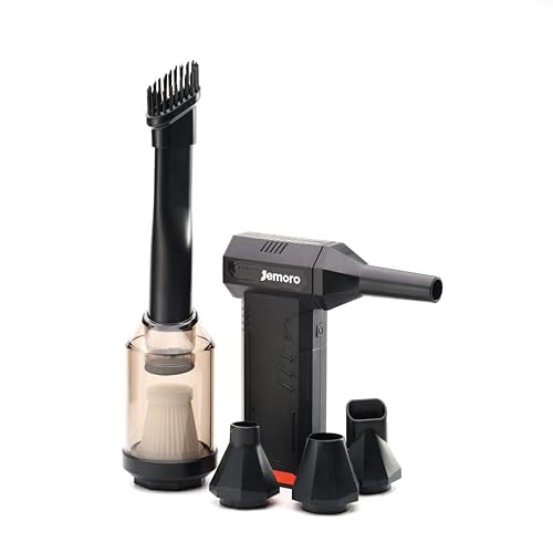 X15 Electric Air Duster with Vacuum, 2-in-1 Dust Blower